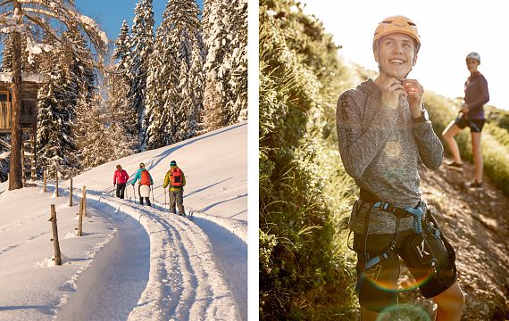 Erlebnisse im Winter und Sommer